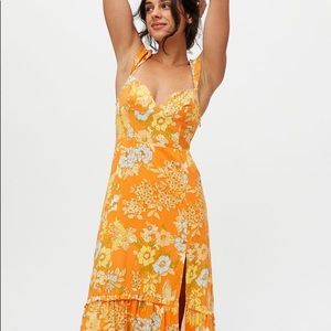 UO Siren Strappy Midi Dress